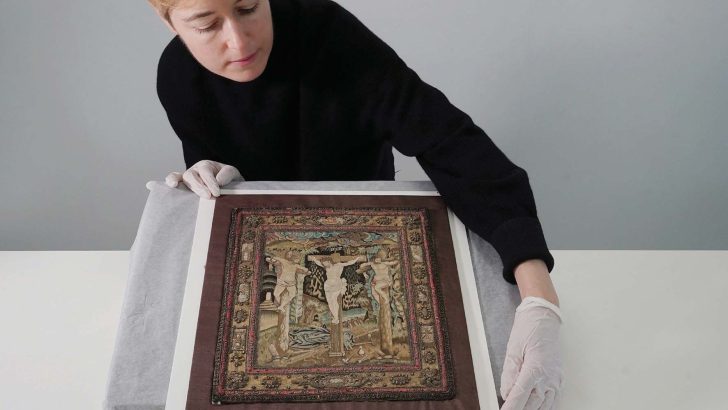 National Museums Scotland receives rare Catholic embroidery