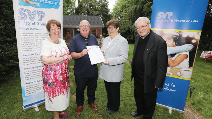 SVP celebrates combined 450 years volunteering