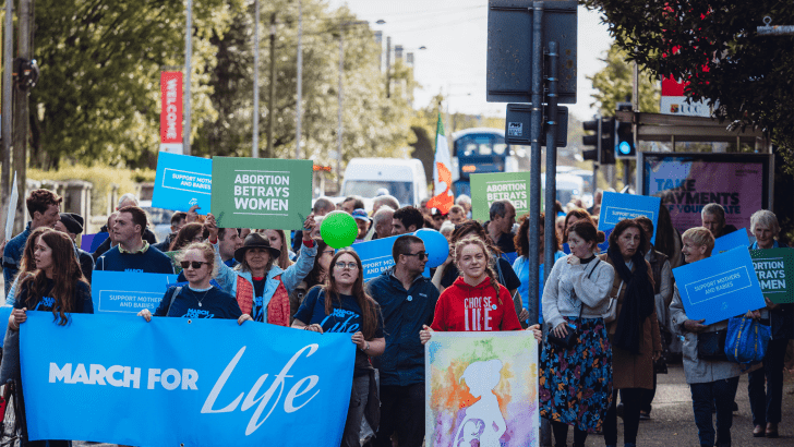 Marches for life attract hundreds across Ireland