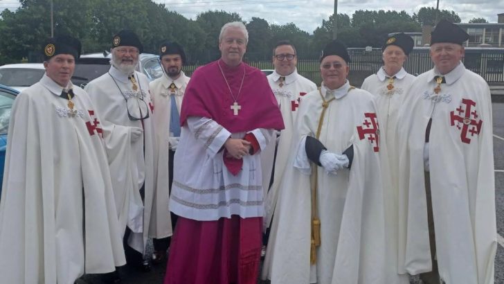 Knights guide St Plunkett’s relics in annual procession