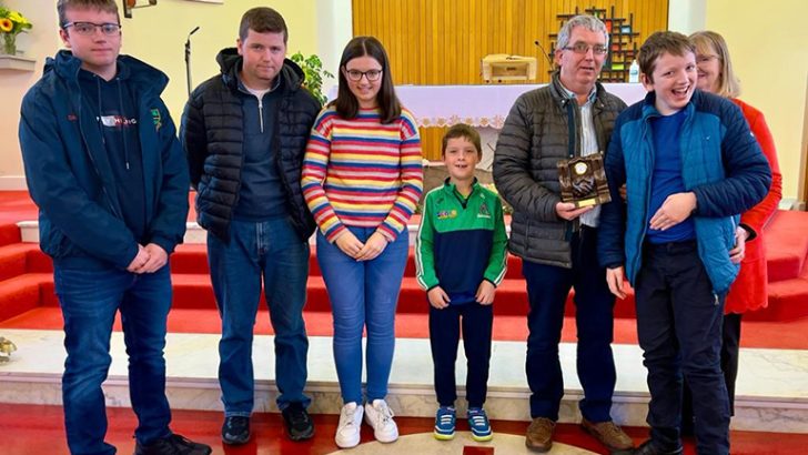 Killeshin volunteers rewarded for worthy service