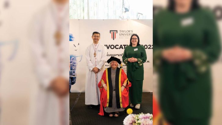 Irish missionary hailed for education work in Malaysia