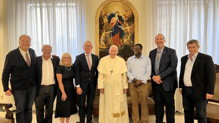 Pope commends Edmund Rice group on sustainability work