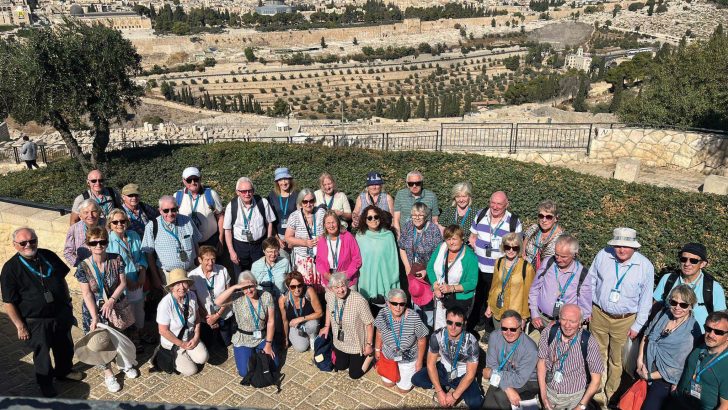 Irish pilgrims walk in the footsteps of Christ