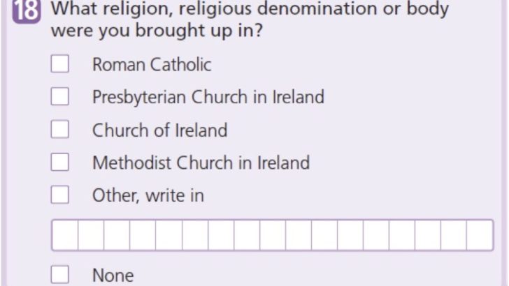 No-religion rise in NI Protestant areas ‘backlash’ against authority