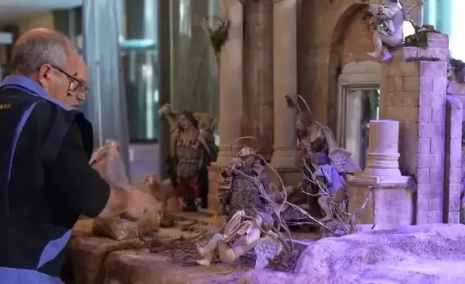 European Parliament’s Nativity scene first in its history