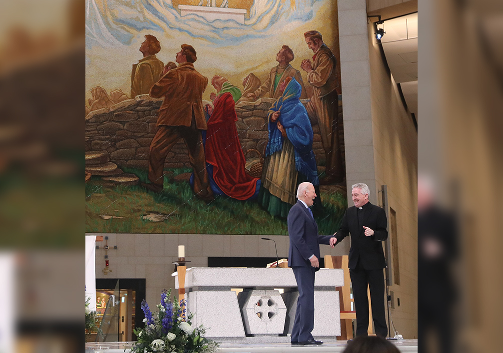 Welcoming Pilgrim President Joe Biden To Knock Marian Shrine - The ...