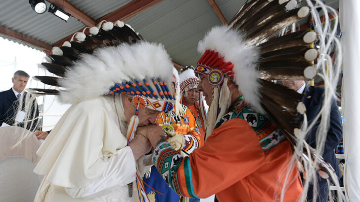 Michael D. Higgins praises Pope Francis’ solidarity with indigenous