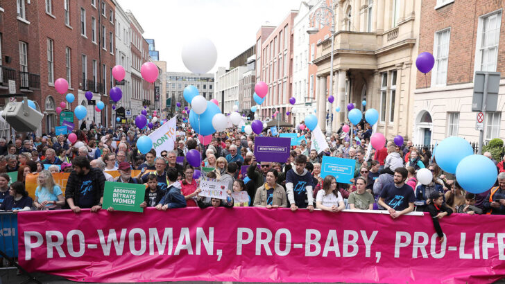 Thousands protest against ‘extreme’ abortion review