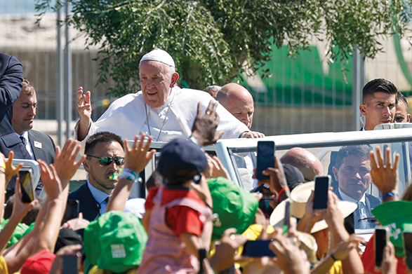 Pursue joy, even when you’re tired – Pope