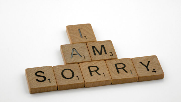 This Lent, say sorry – and mean it