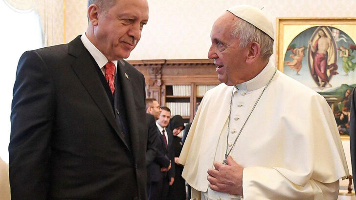 Turkey’s Erdogan calls Pope, urges joint opposition to Olympic ‘immoral displays’