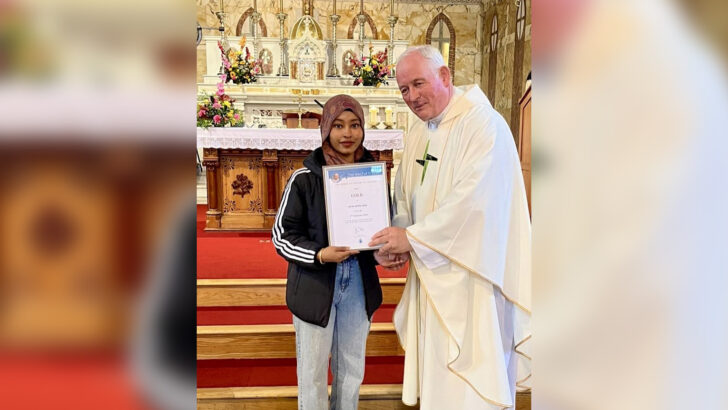 ‘First of many’, Muslim girl awarded a JP2 medal