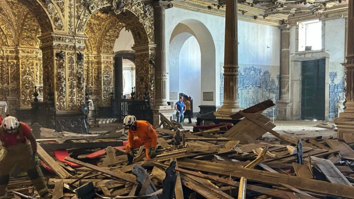 Collapse of historical church’s ceiling sparks fear of new accidents in Brazil