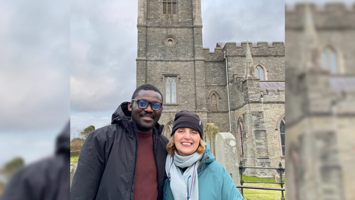 New Irishman joins pilgrims to celebrate St Patrick